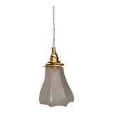 Vintage frosted glass tulip ride