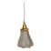 Baladeuse tulipe vintage en verre dépoli