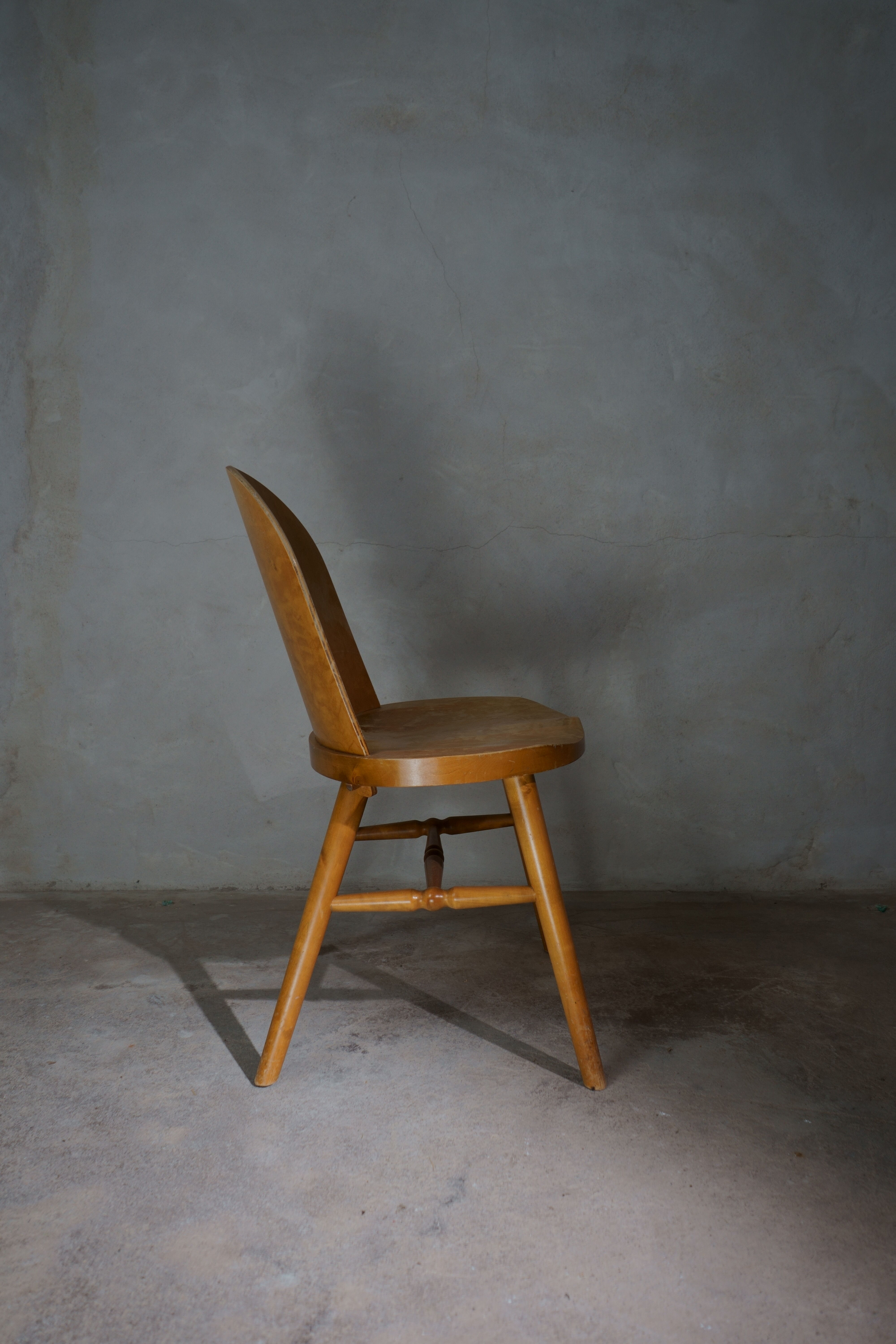 Birch dining table and chairs by Uno Åhrén for Gemla, Sportstugemöbler, Sweden, 1930´s