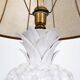 Grande lampe ananas en céramique et fibres naturelles, Italie, 1980s