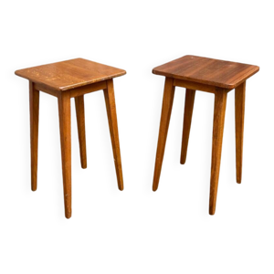 Paire de tabourets vintage