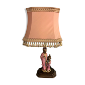 Chinese-inspired porcelain lamp