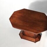 Art Deco carved oak Side Table, Belgium ca. 1920