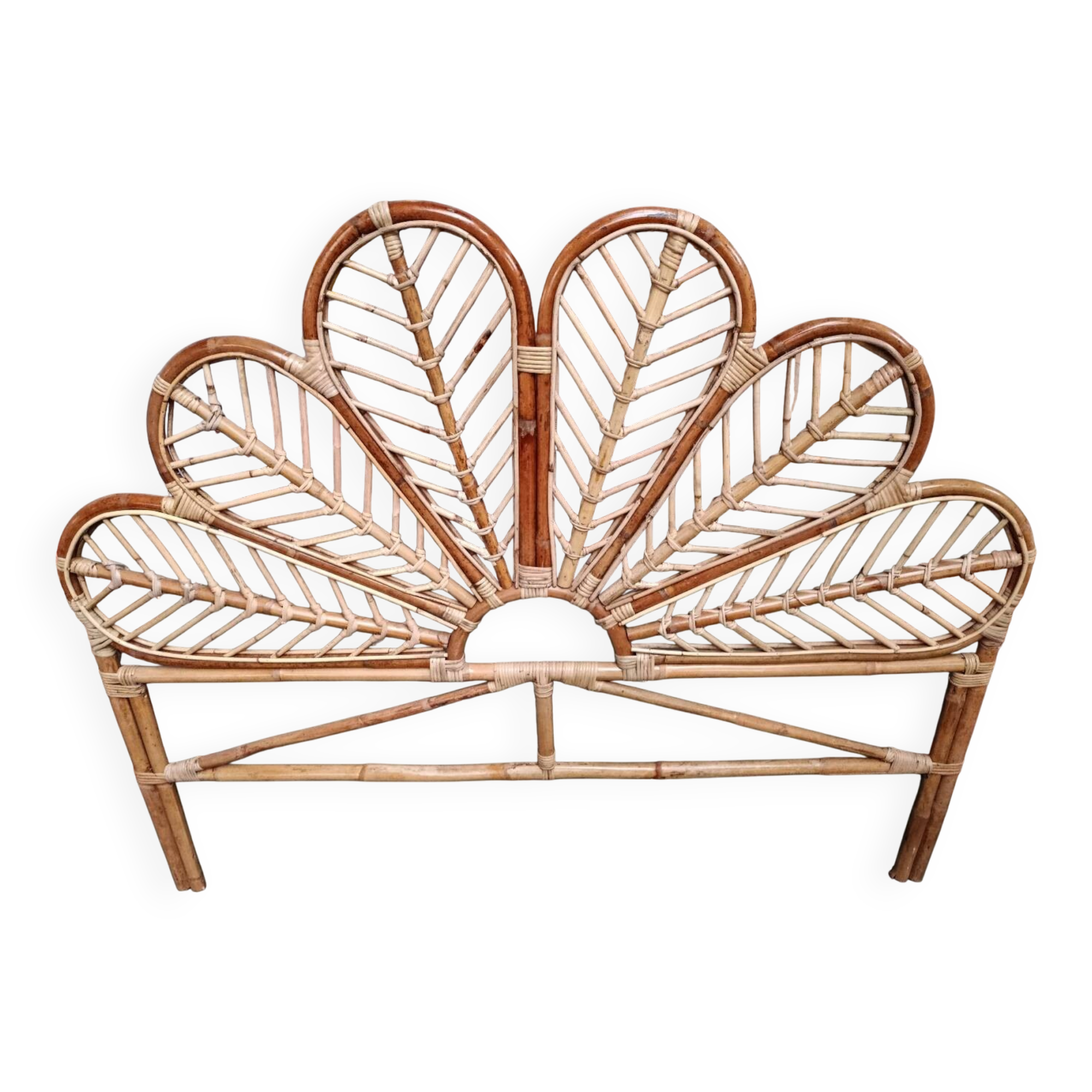 Rattan headboard