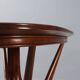 Table de salle à manger vintage en hêtre peint et verre, design, Italie, années 1950