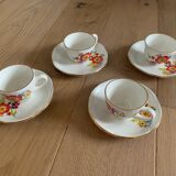 Cups and under cups porcelain gien RIVIERA
