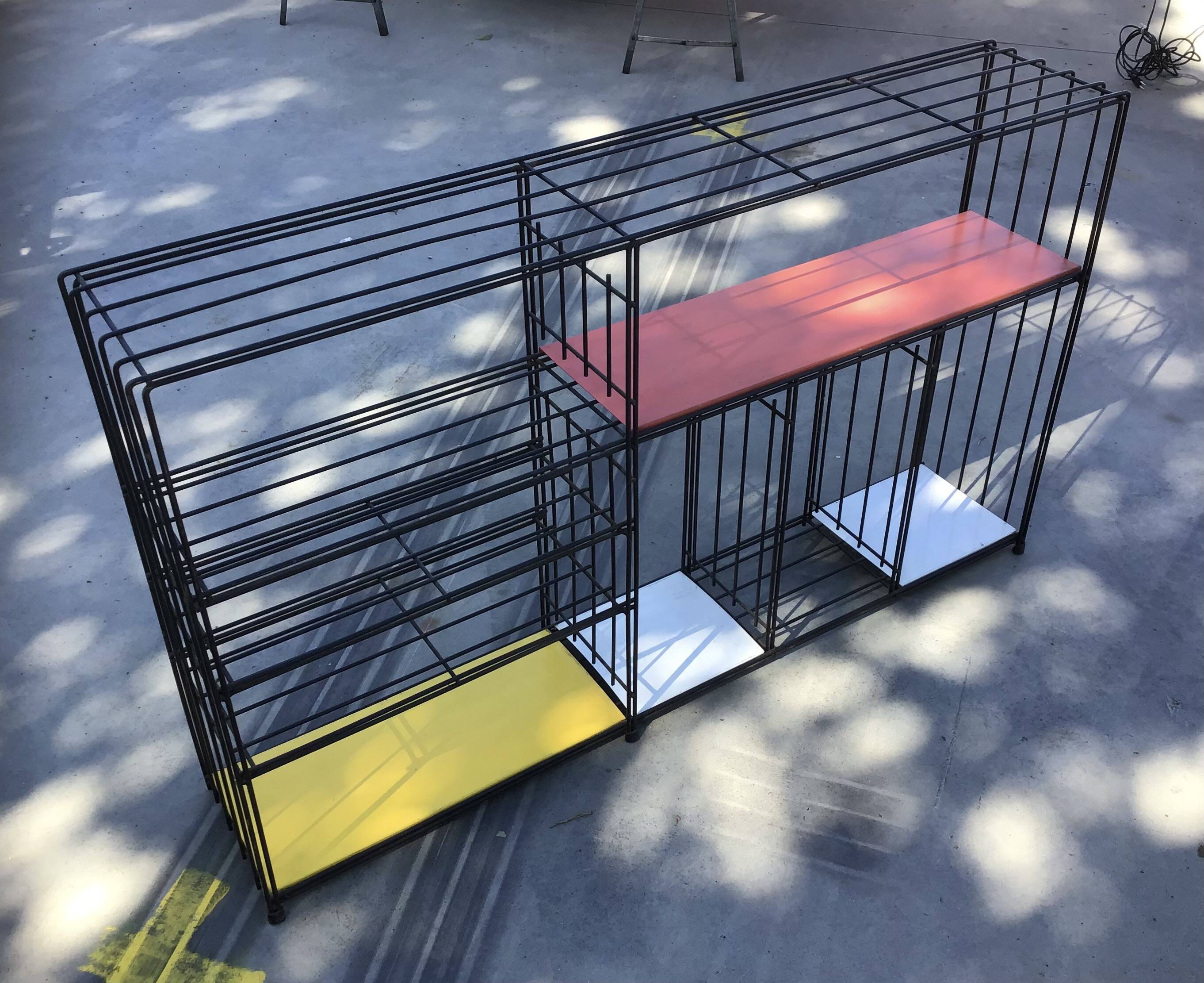 Vintage Pilastro bookcase by Tjerk Reijenga, Dutch design 60s