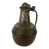 Large Moroccan copper jar
