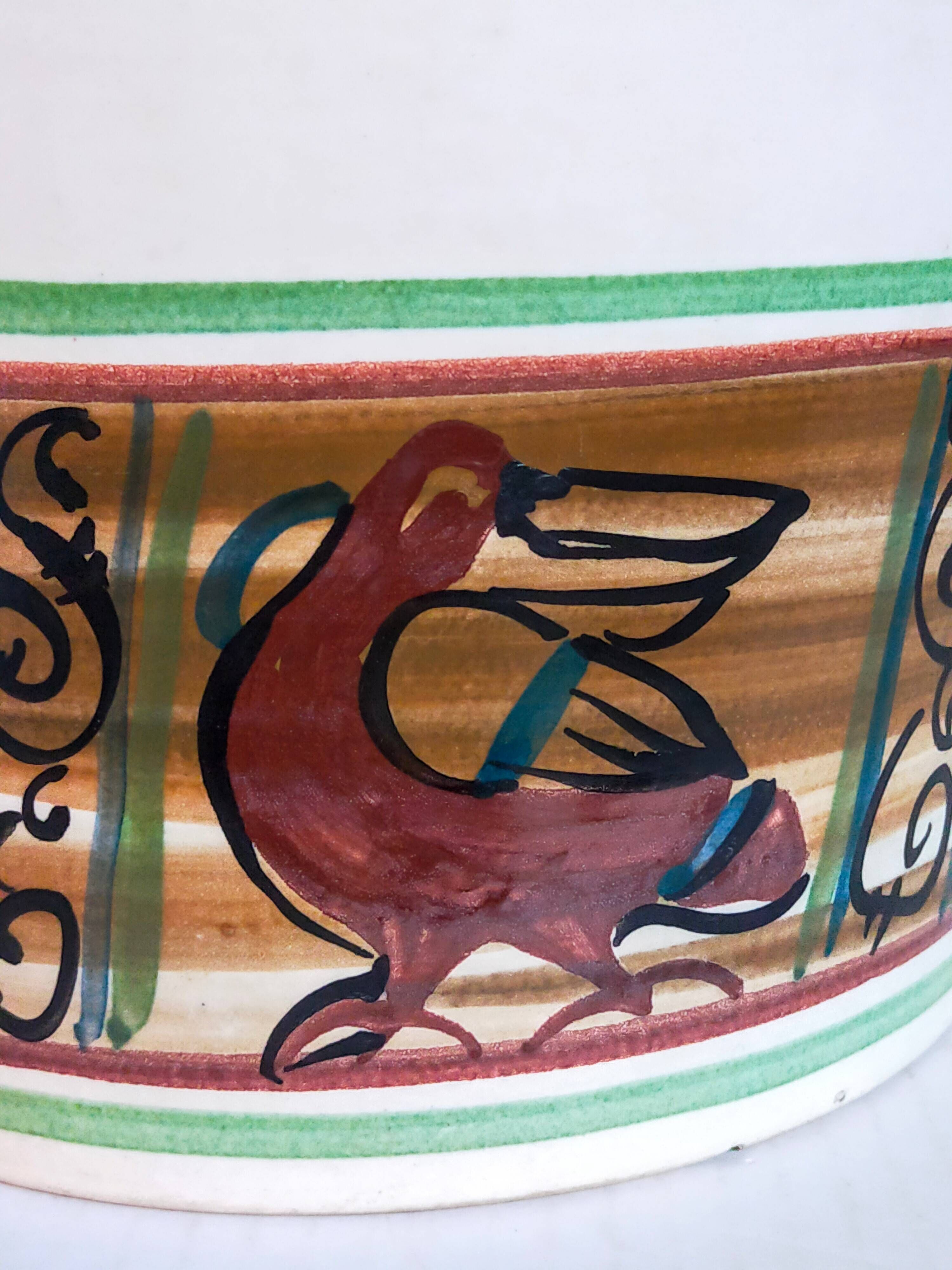 XXL ceramic planter from Saint-Pair-Sur-Mer from the NEUSTRICER earthenware factory, 1960s