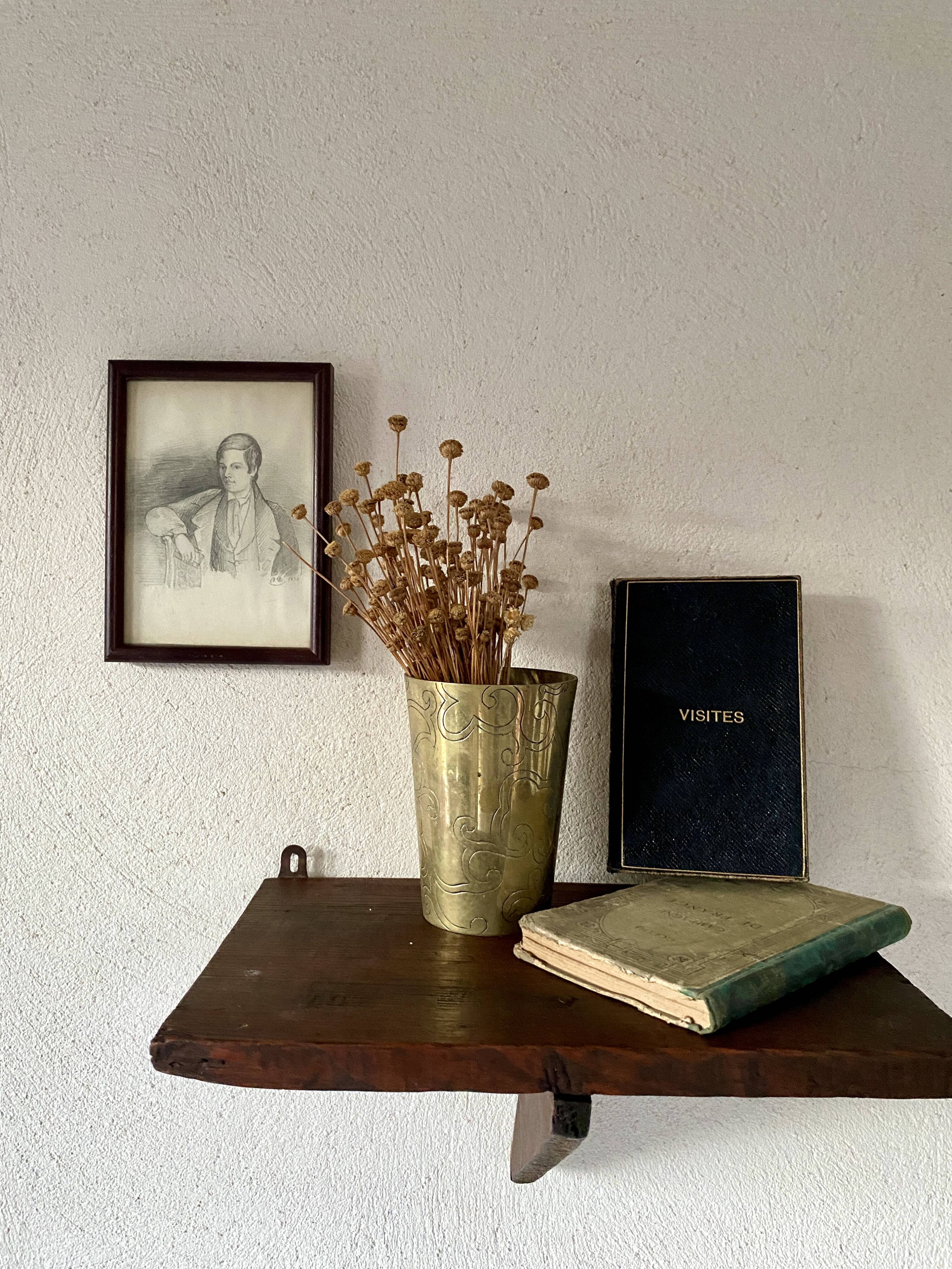 Amish style wall shelf