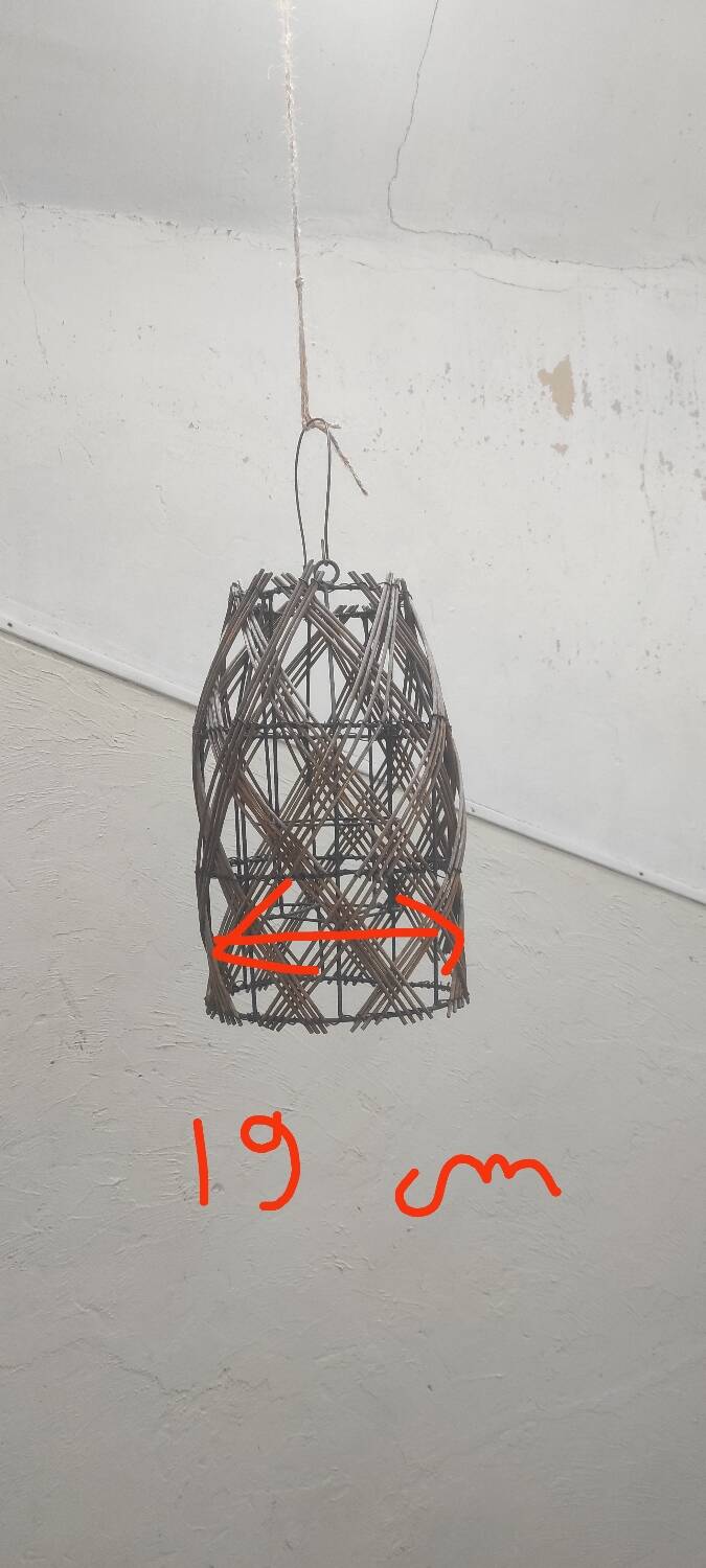 Rattan pendant light