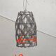 Rattan pendant light