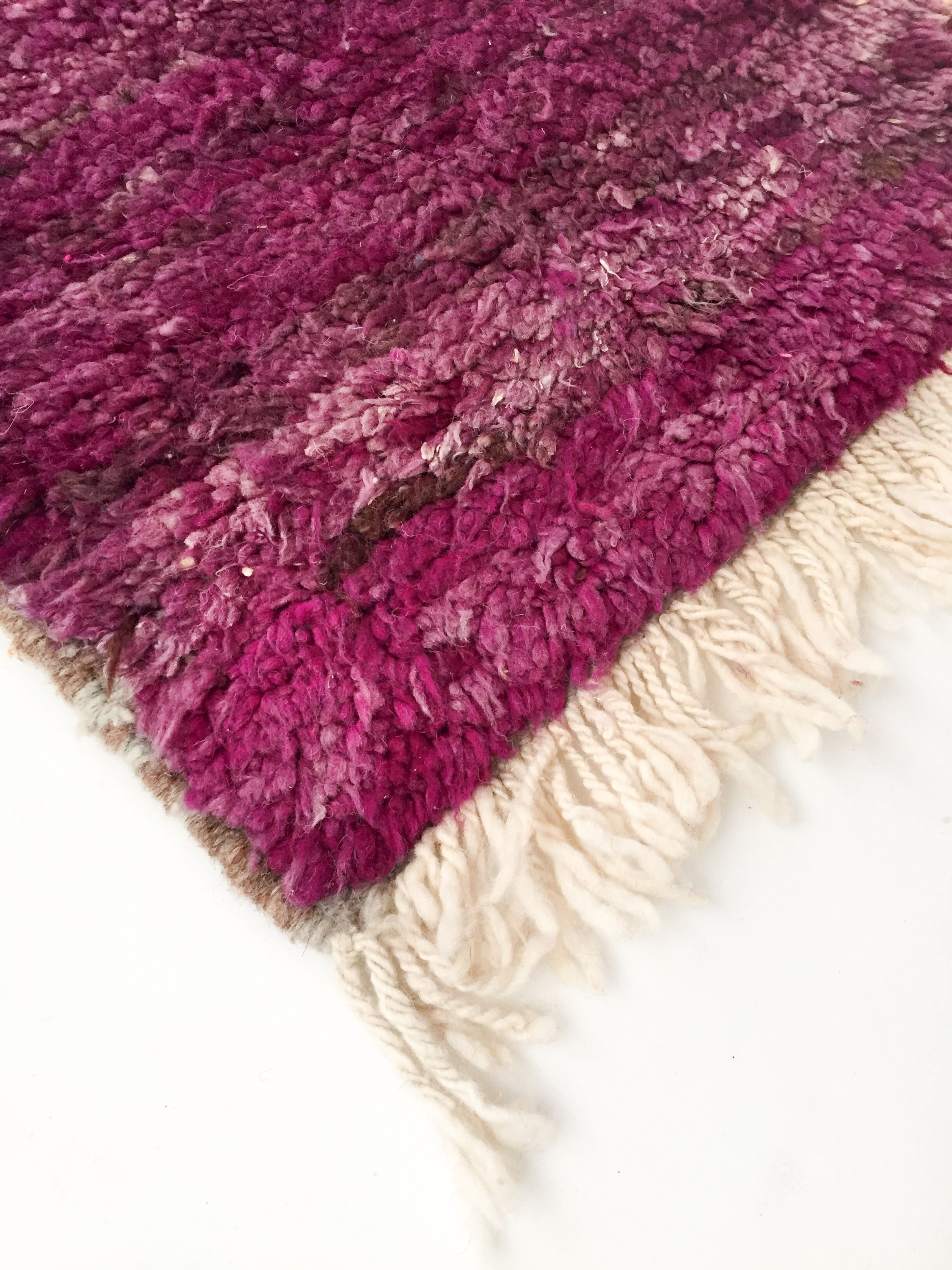 Berber carpet Boujaad mottled multicolored 245x154cm