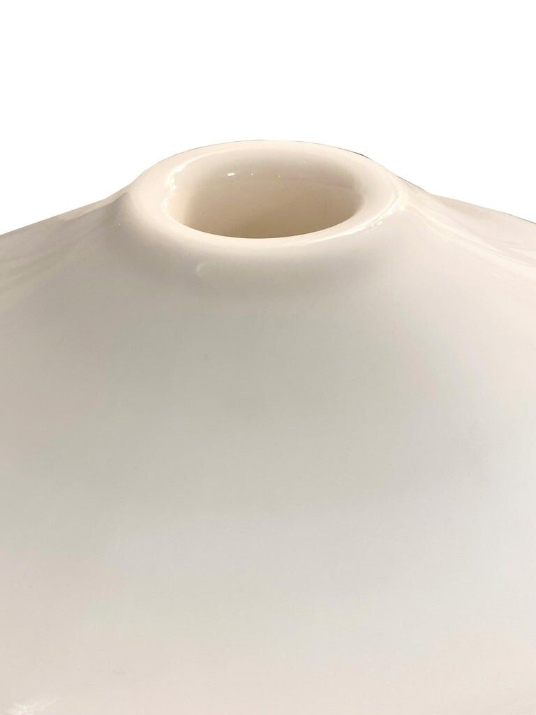 Cini Boeri, 2 Pink glass "Chiara" Table Lamp, Venini Murano, Italy, 1984