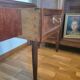 Antique Art Deco Desk Solid Oak - Leather Desk Mat - Cabinetmaker Quality