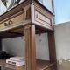 19th-century oak console table