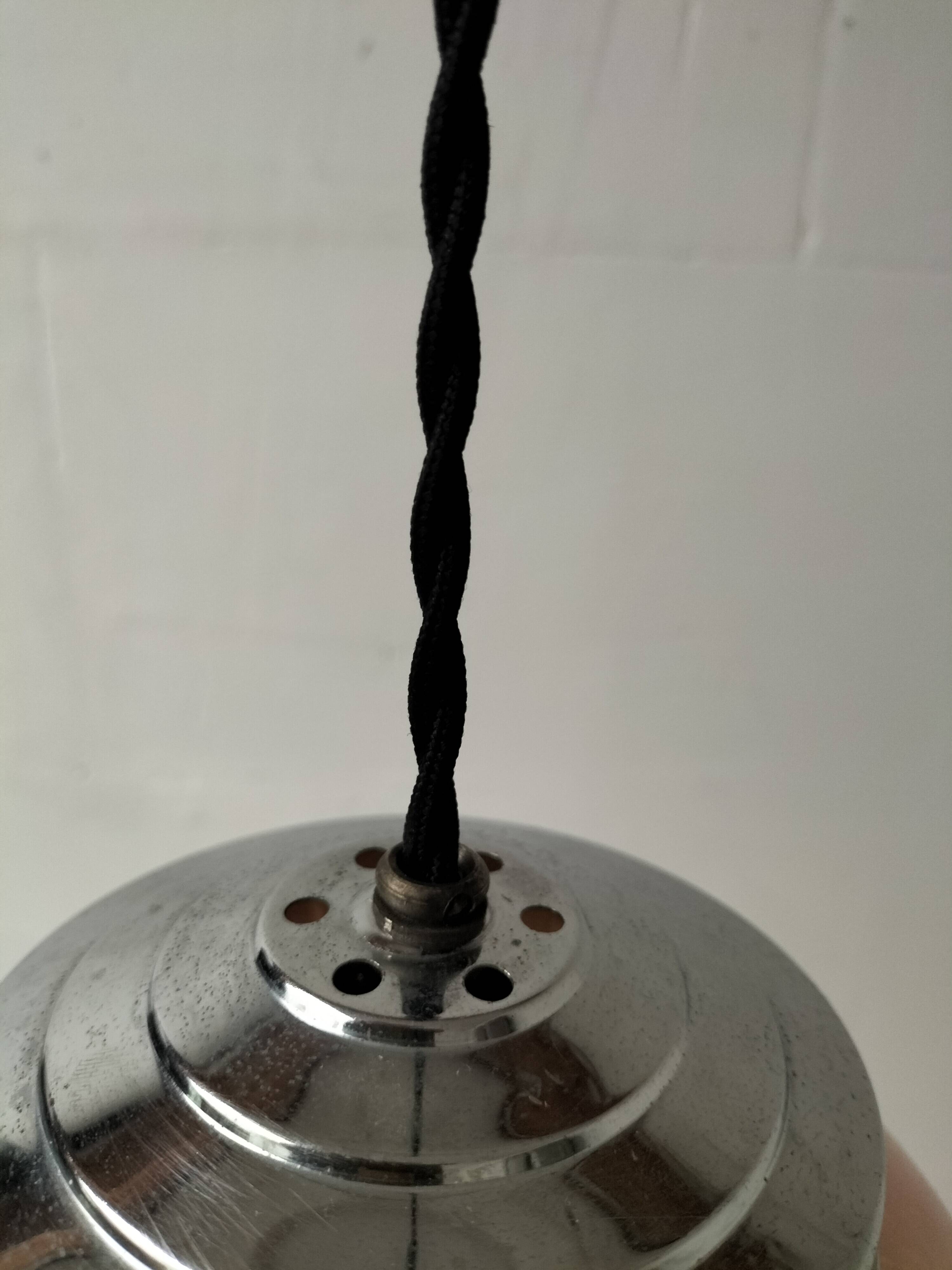 pink opaline pendant light