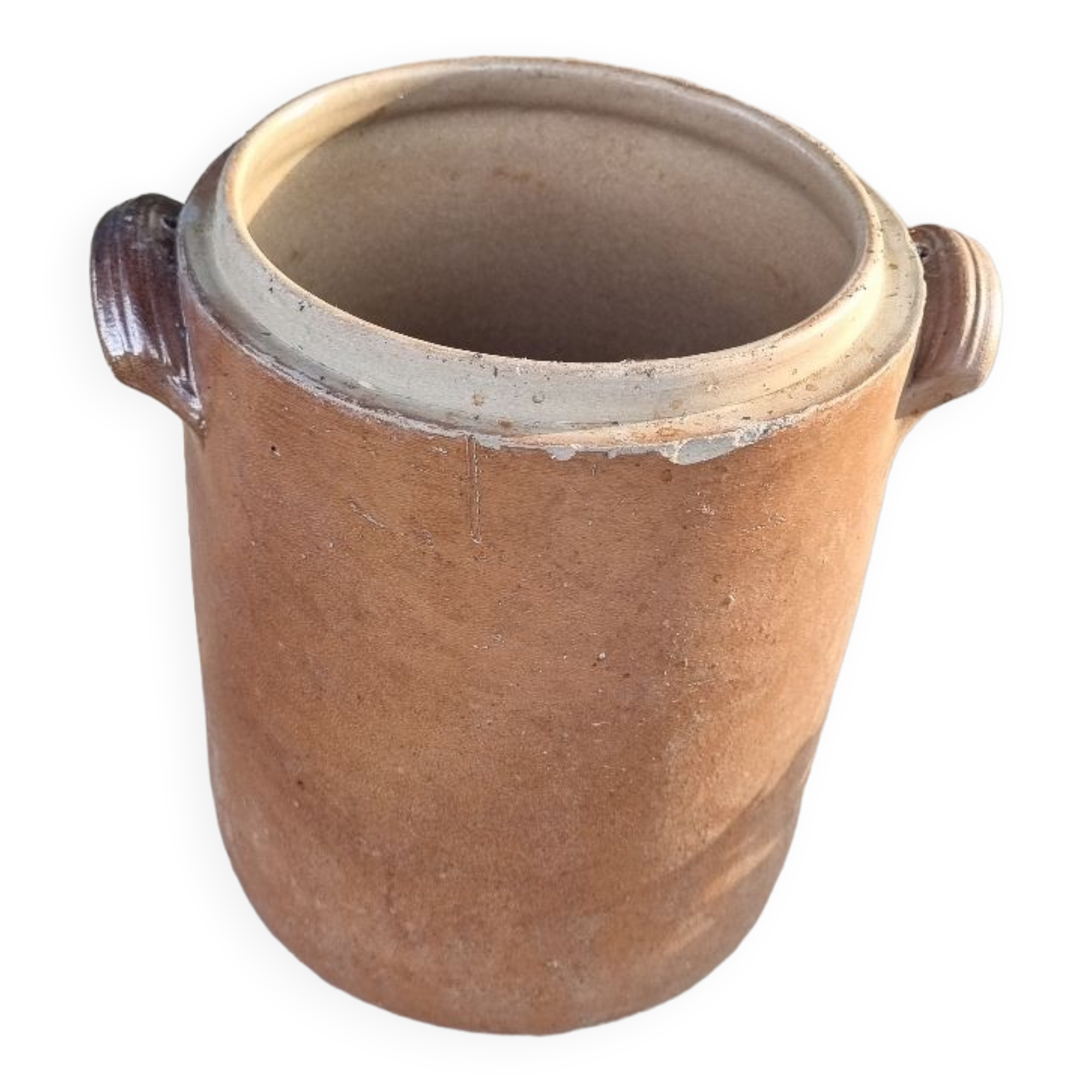 Old stoneware pot or vase