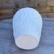 Vase blanc texturé
