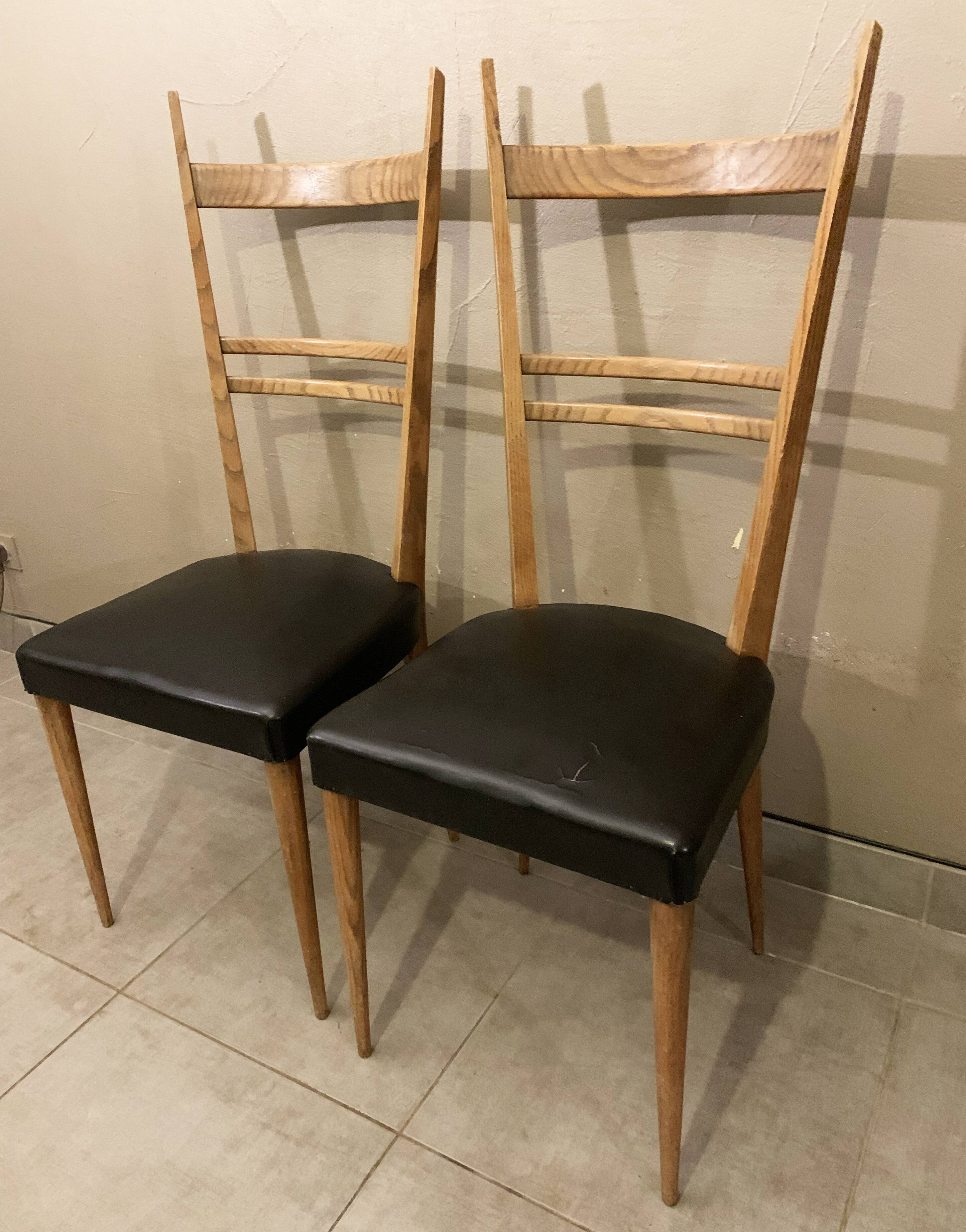 Pair of Italian chairs from the 1950s