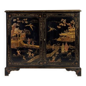 Cabinet laqué chinoiserie