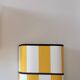 La divine – yellow deckchair striped wall light (small model).