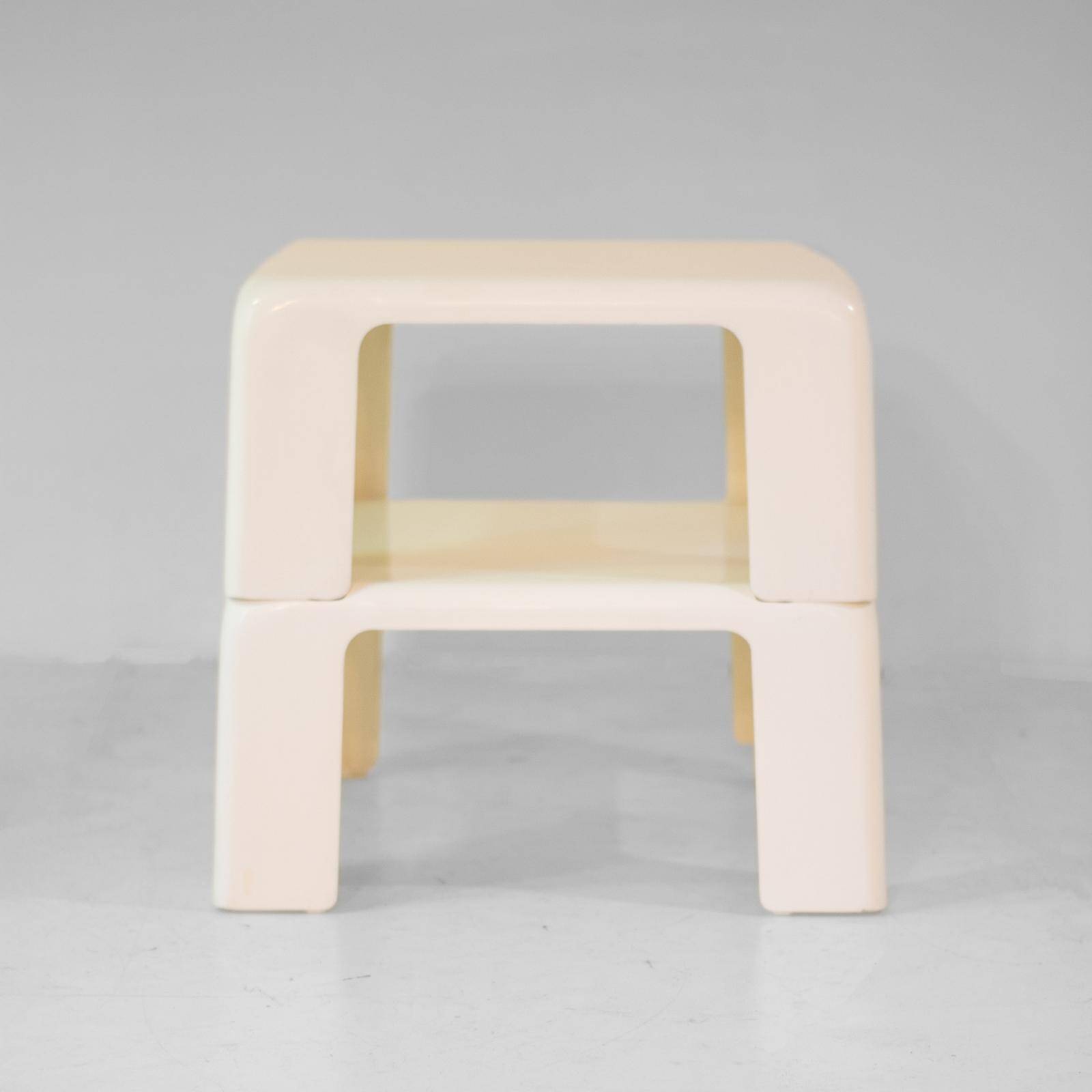 1960s Space Age Side Tables, model "Quattro Gatti", Mario Bellini for C&B