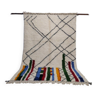 Handmade wool Berber rug 300X200 cm