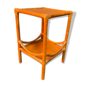 Table d’appoint en rotin , Maugrion