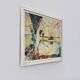 Modern Abstract Landscape, Oil on Canvas, Signed, Belgium, 1982
