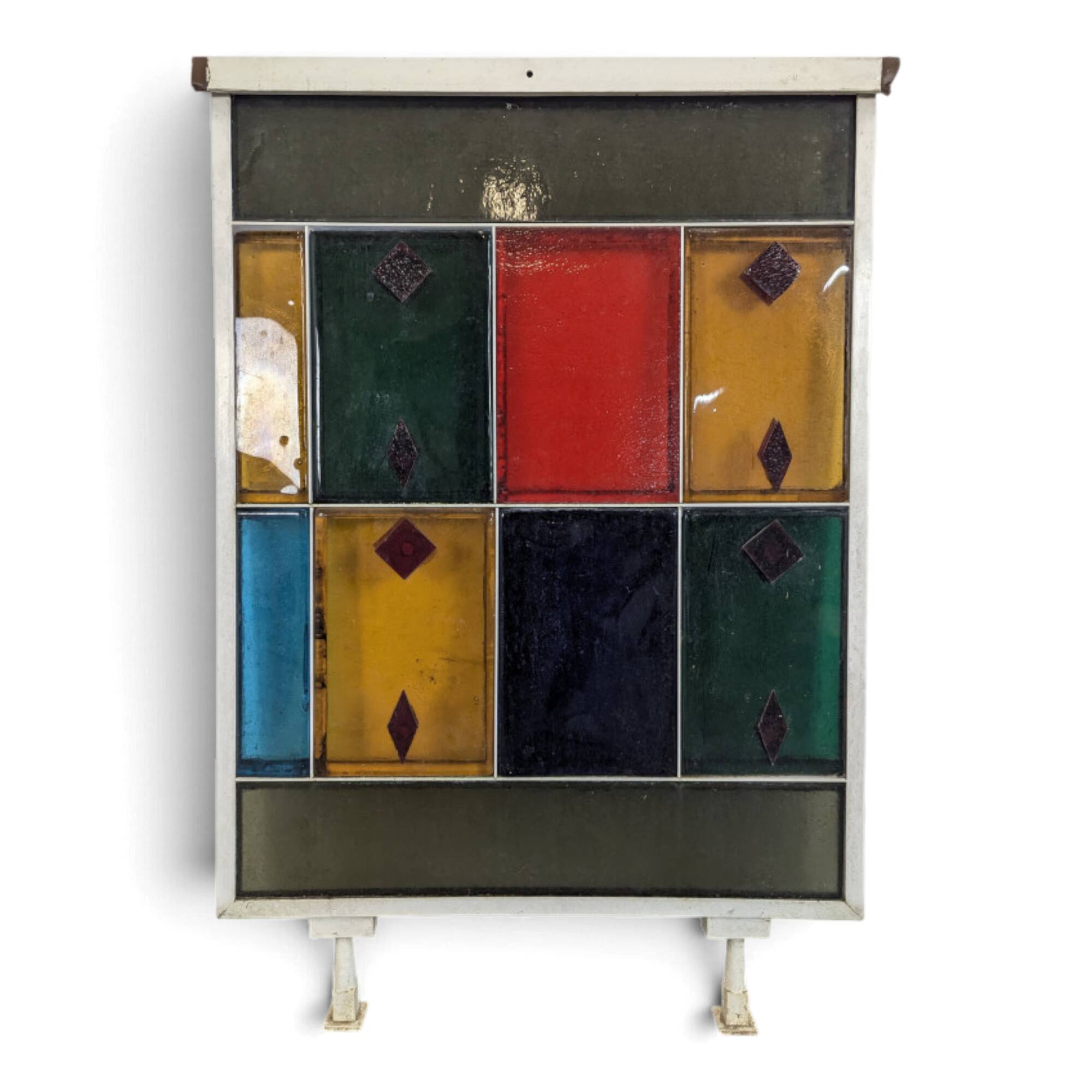 Panneau en dalles de verre colorées Saint Gobain