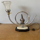 Art Deco duck table lamp