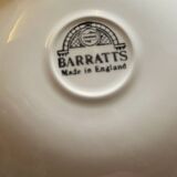 Set of 8 English ceramic coffee / mocha cups and saucers BARRATIS