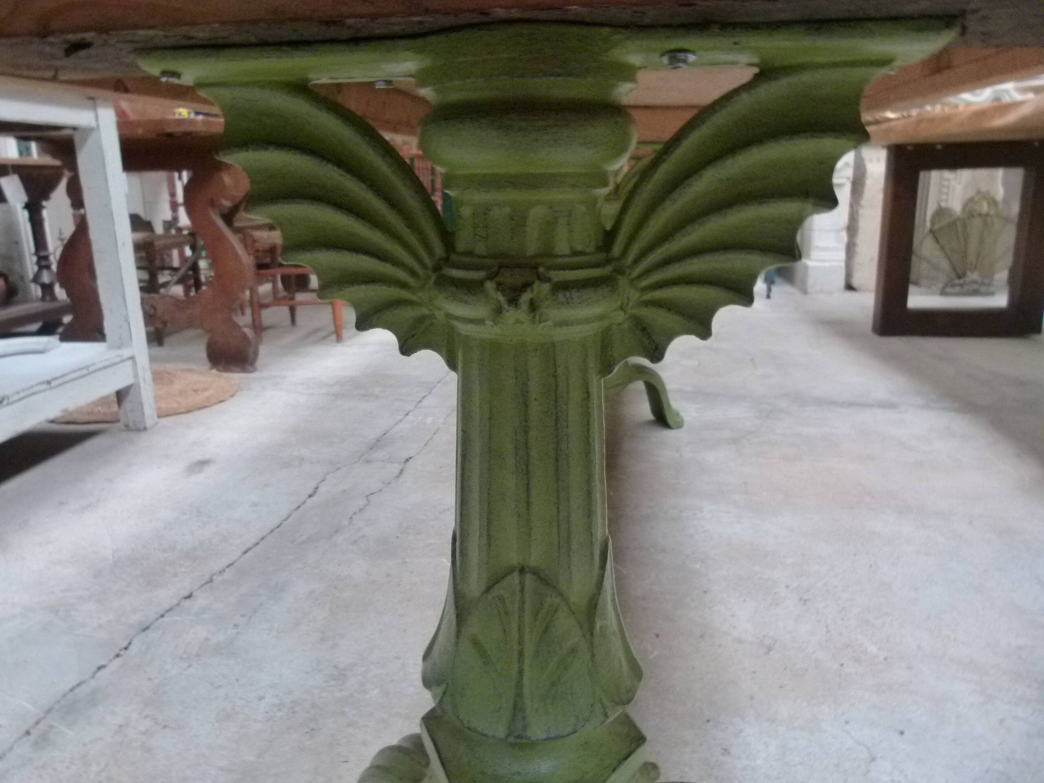 19th century wooden counter