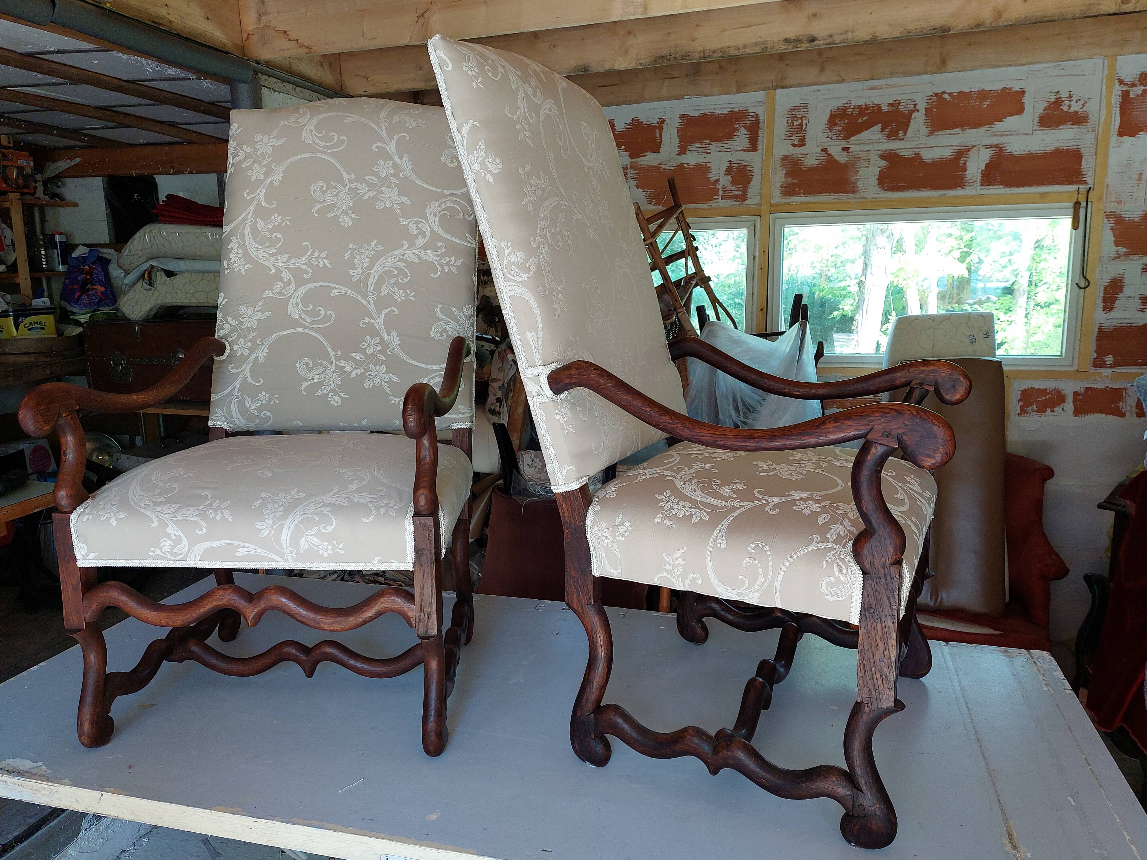Sheepbone armchairs