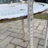 paire de chaises de jardin fer forgé antique