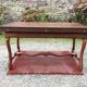Modular vintage oak coffee table with Albert Ducrot's magical system