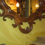 Oak mirror rococo style 81x47cm