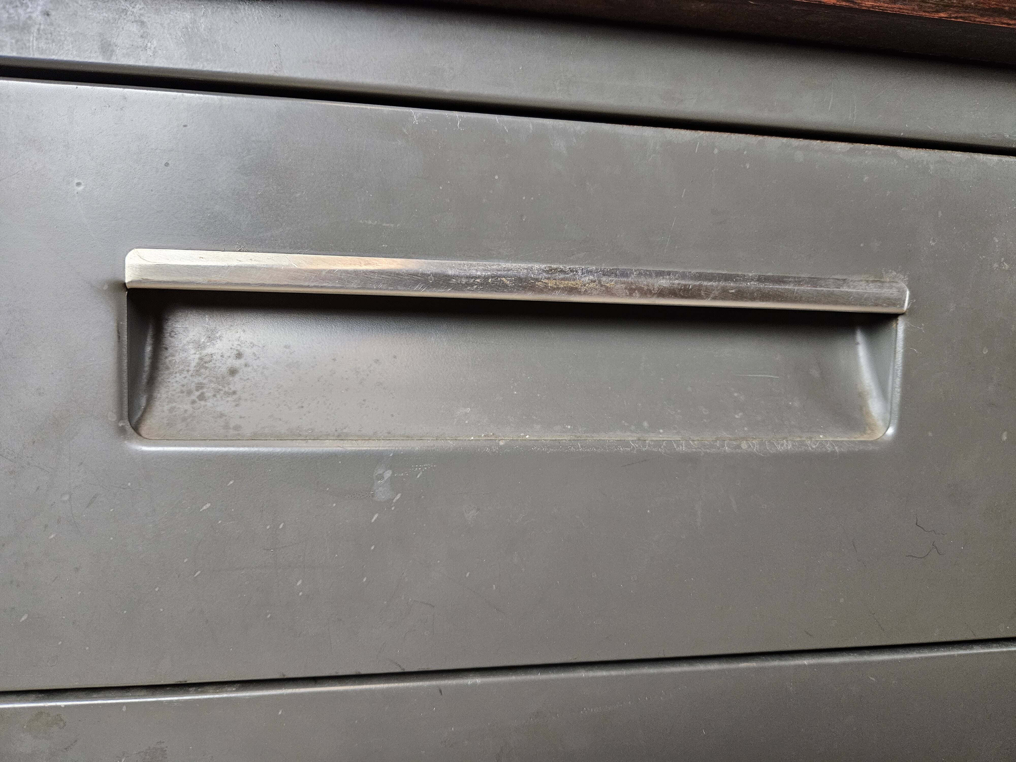 Bureau de direction avec plateau en stratifié palissandre par Mobiltecnica Torino