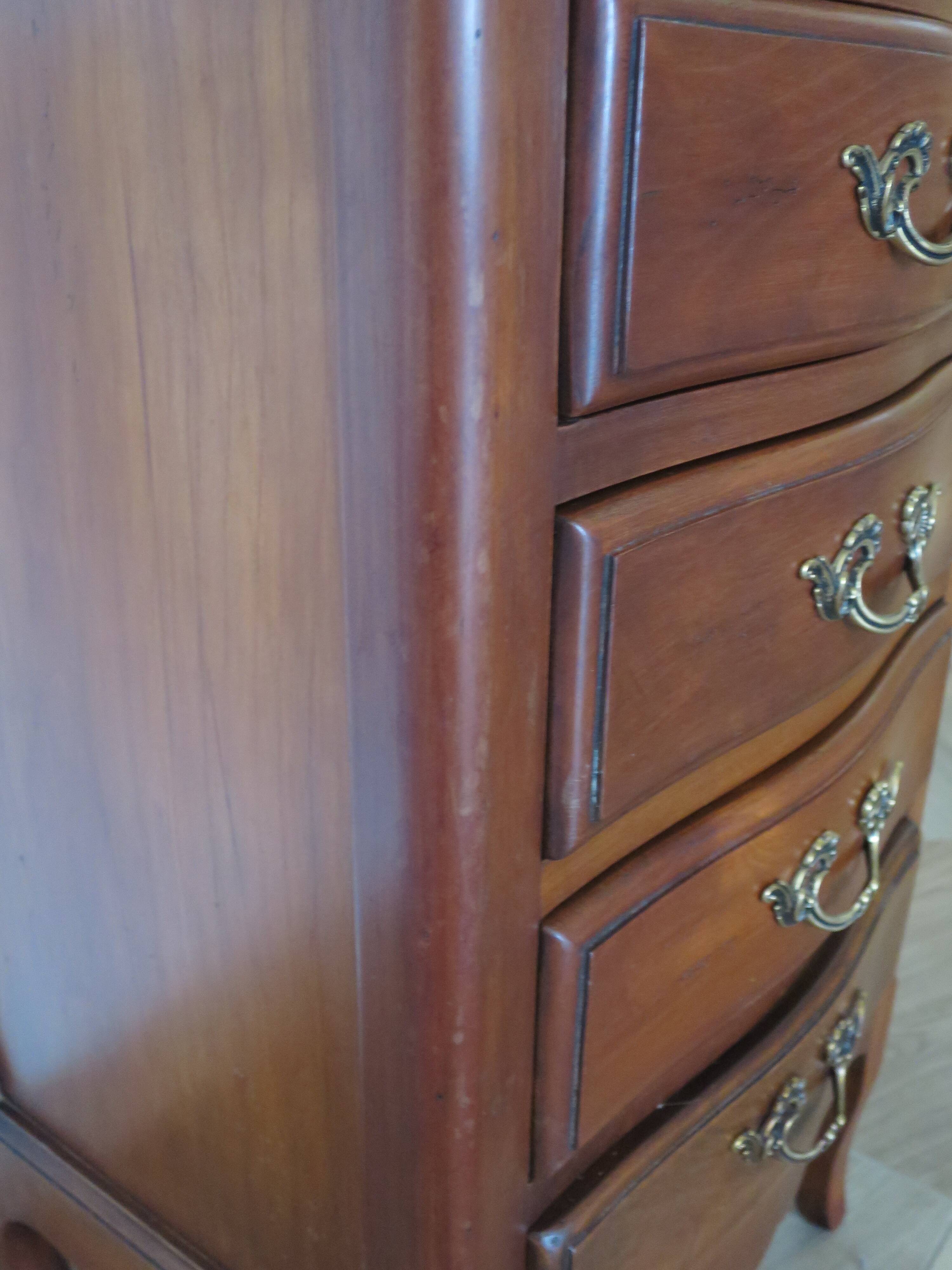 Rare - Petit semainier - petite commode - 5 tiroirs - Style Louis XV