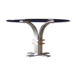 Table à manger chrome - 1970s