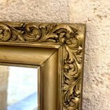 Large gilded antique mirror