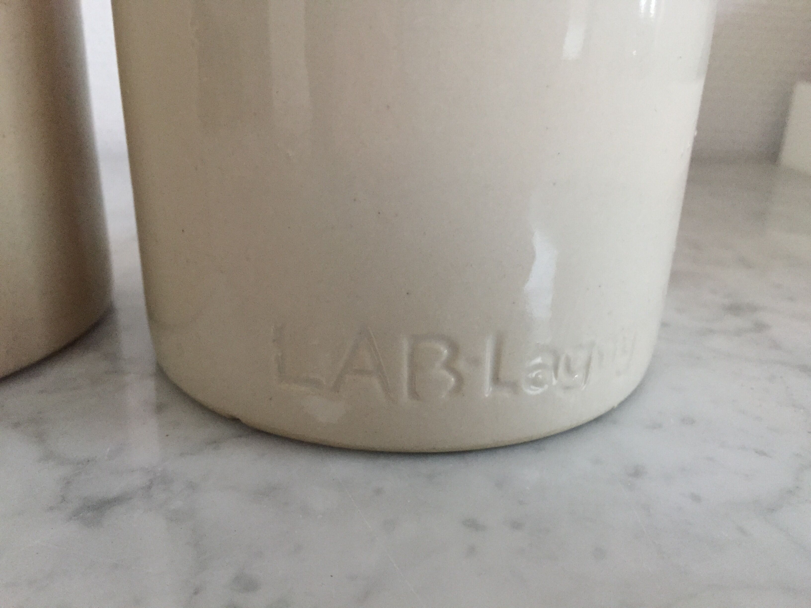 Ancient mustard pots made of sandstone