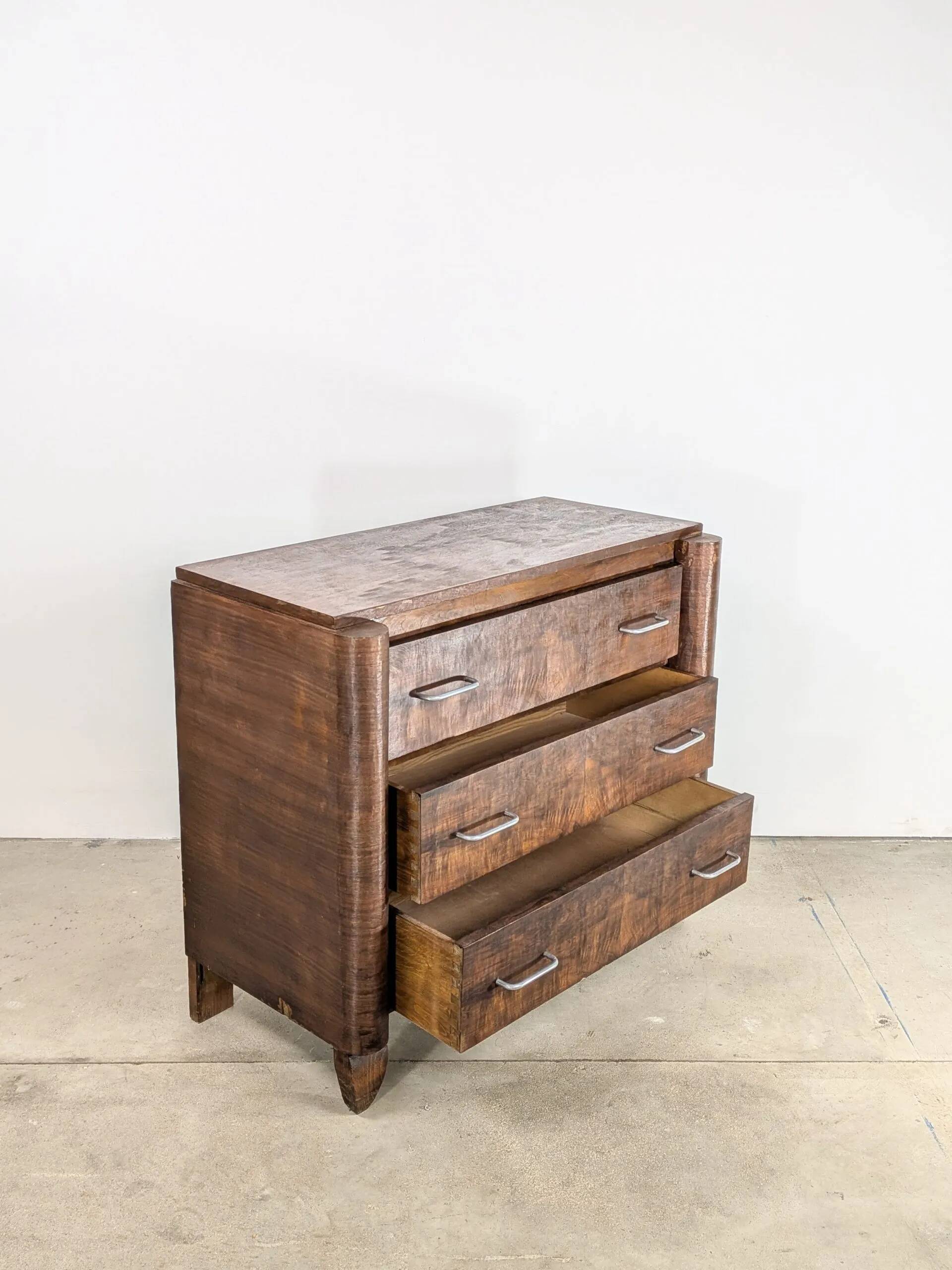 Vintage 1950s chest of drawers – Art Deco style