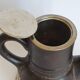 Sandstone teapot signed HB Quimper
