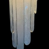 Pair of sconces " called murano waterfall " by carlo nason for mazzega