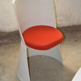 modular table and chairs set F Lenci and Bernini space age