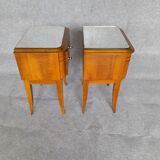Paire de chevets d'époque art déco