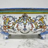 Gien earthenware planter, renaissance style – early twentieth century