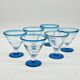 Swirl ice cream bowls by "Ella Sabatini" 1990s – set of 6